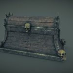 skull chest 3d model
