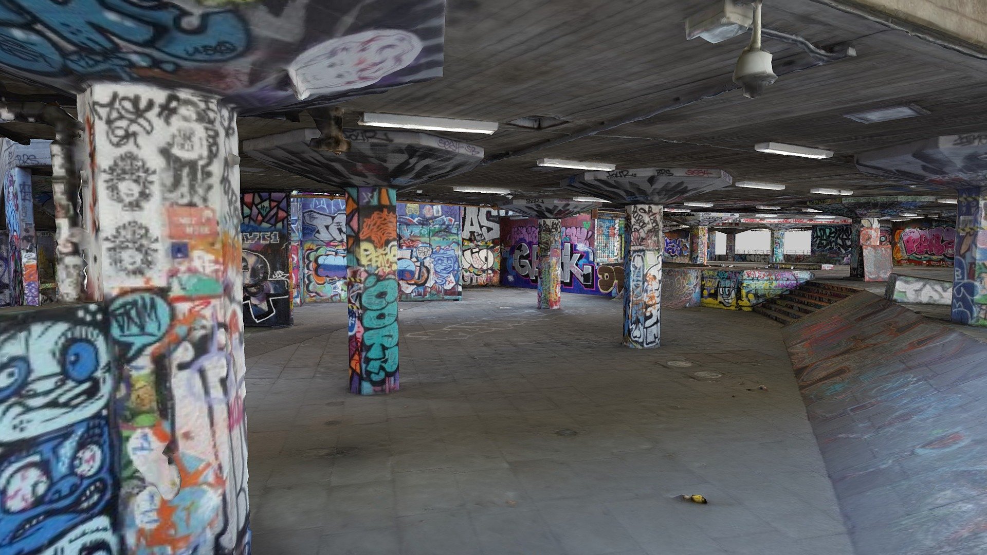 Southbank Undercroft Skatepark Deep3dsea