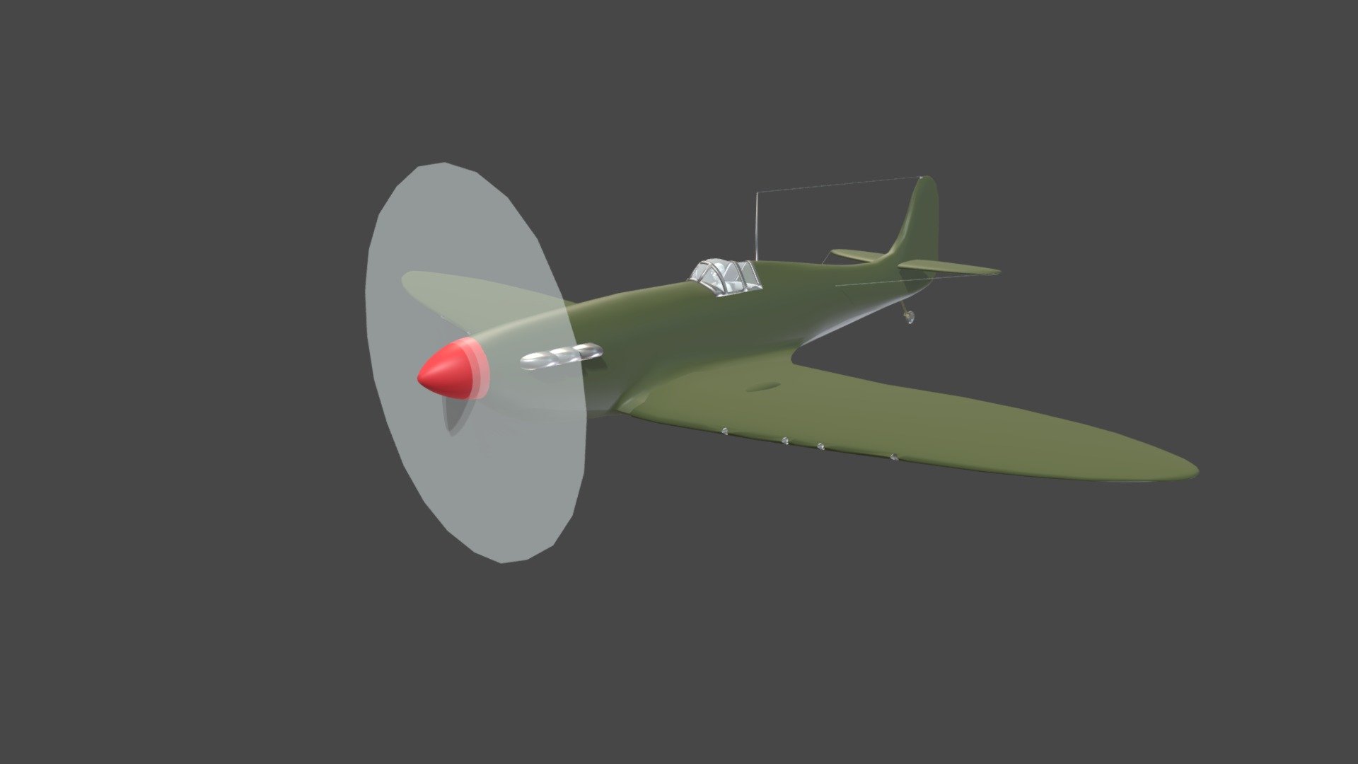Spitfire airplane