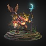 Stylized toad