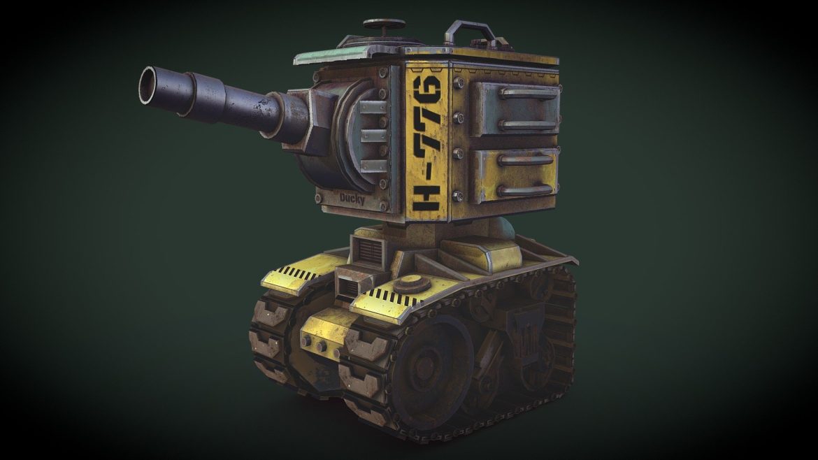 stylized tonky 3d model
