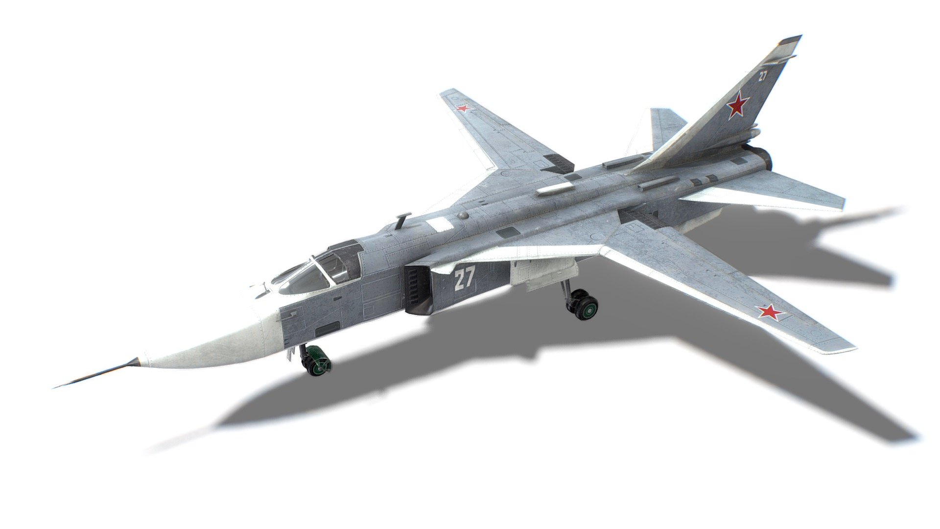 SU-24 Fencer Jet Fighter Aircraft