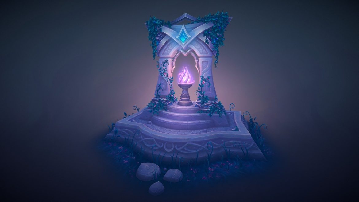 suramar shrine 3d model
