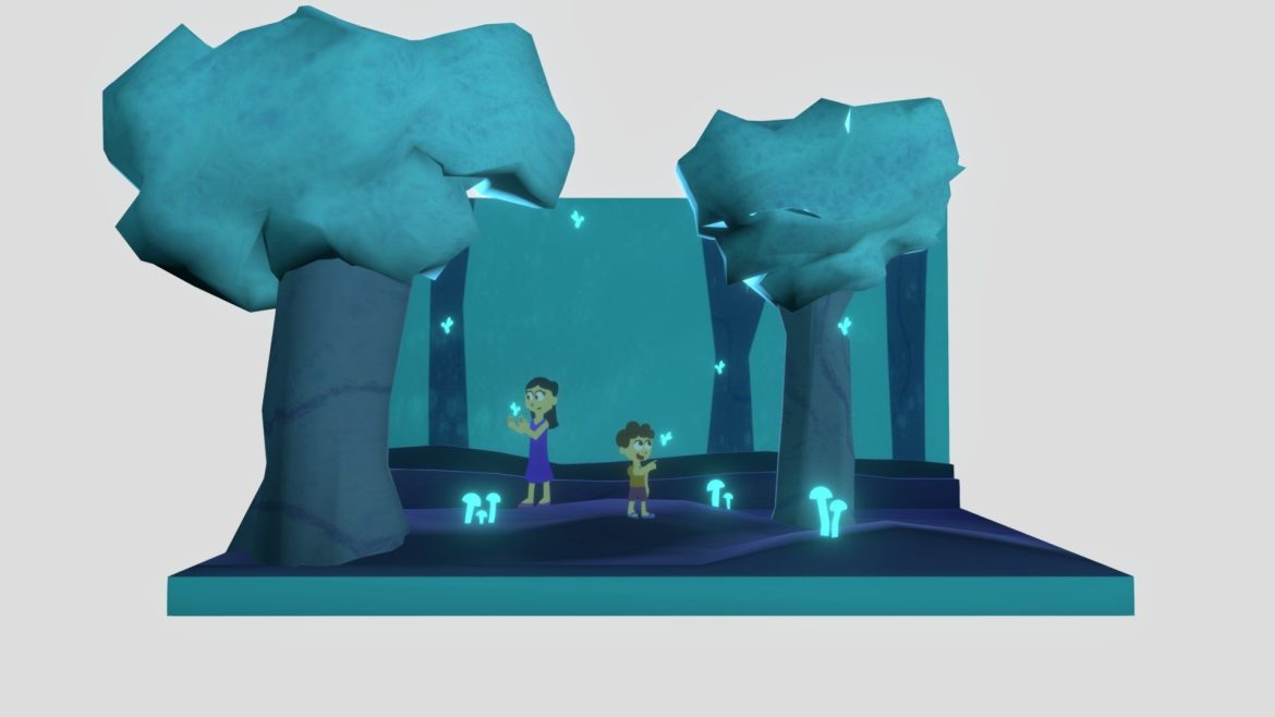 the fairy forest 3d model