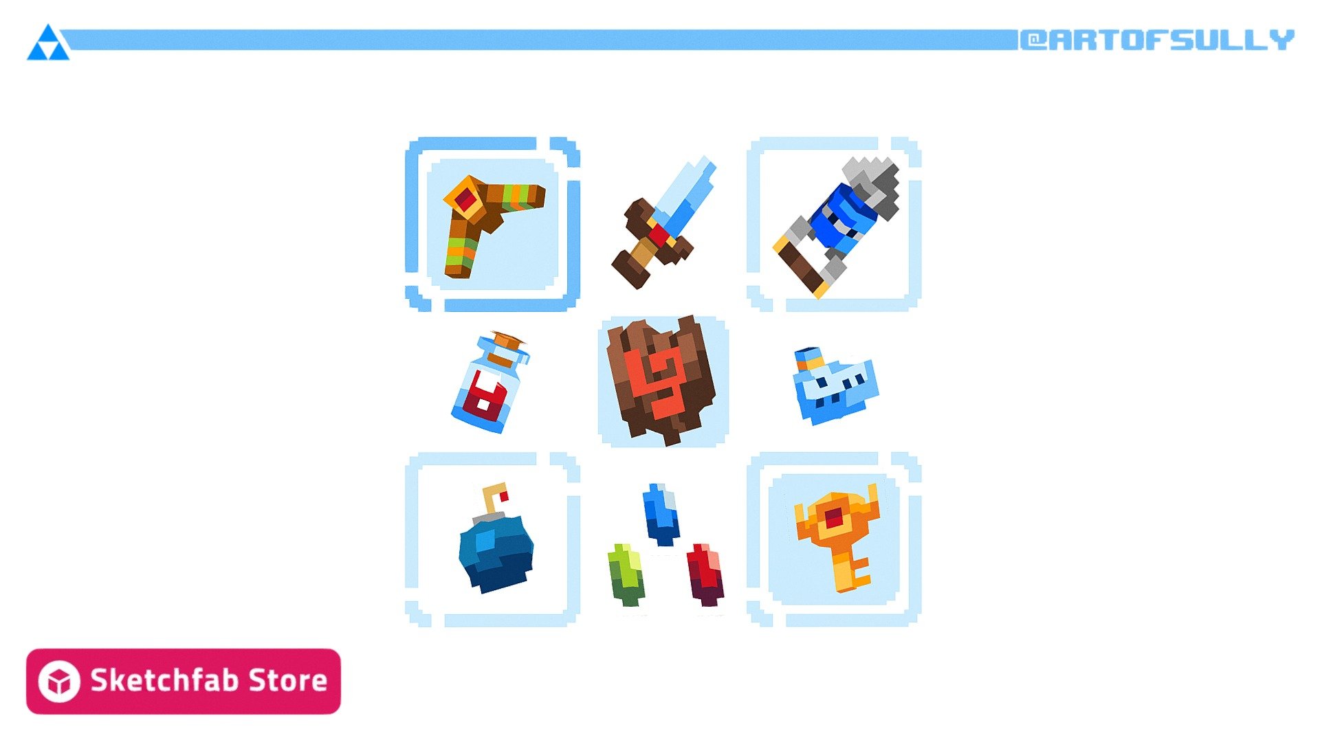 The Legend of Zelda Fan Art – Items