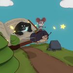 The little mouse and his trusty steed