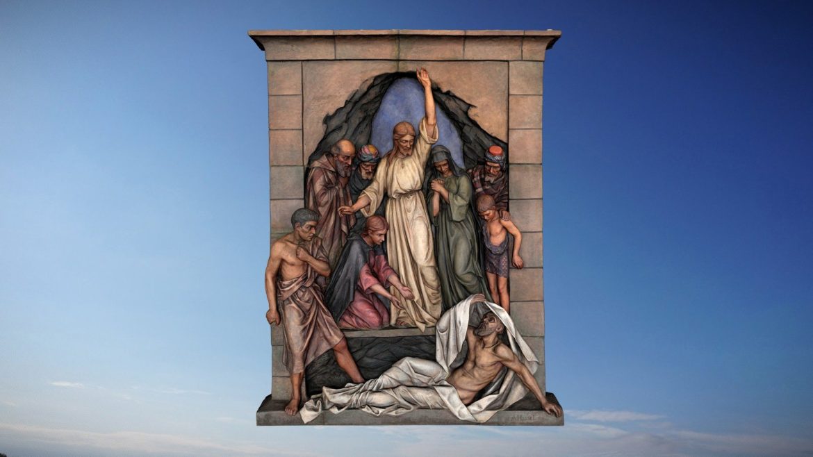 the raising of lazarus 3d model
