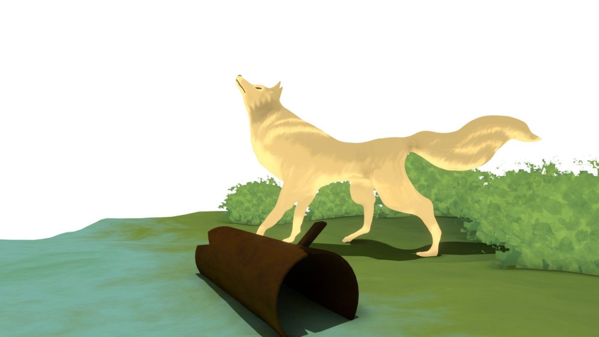 the wolf guardian storybook challenge 3d model