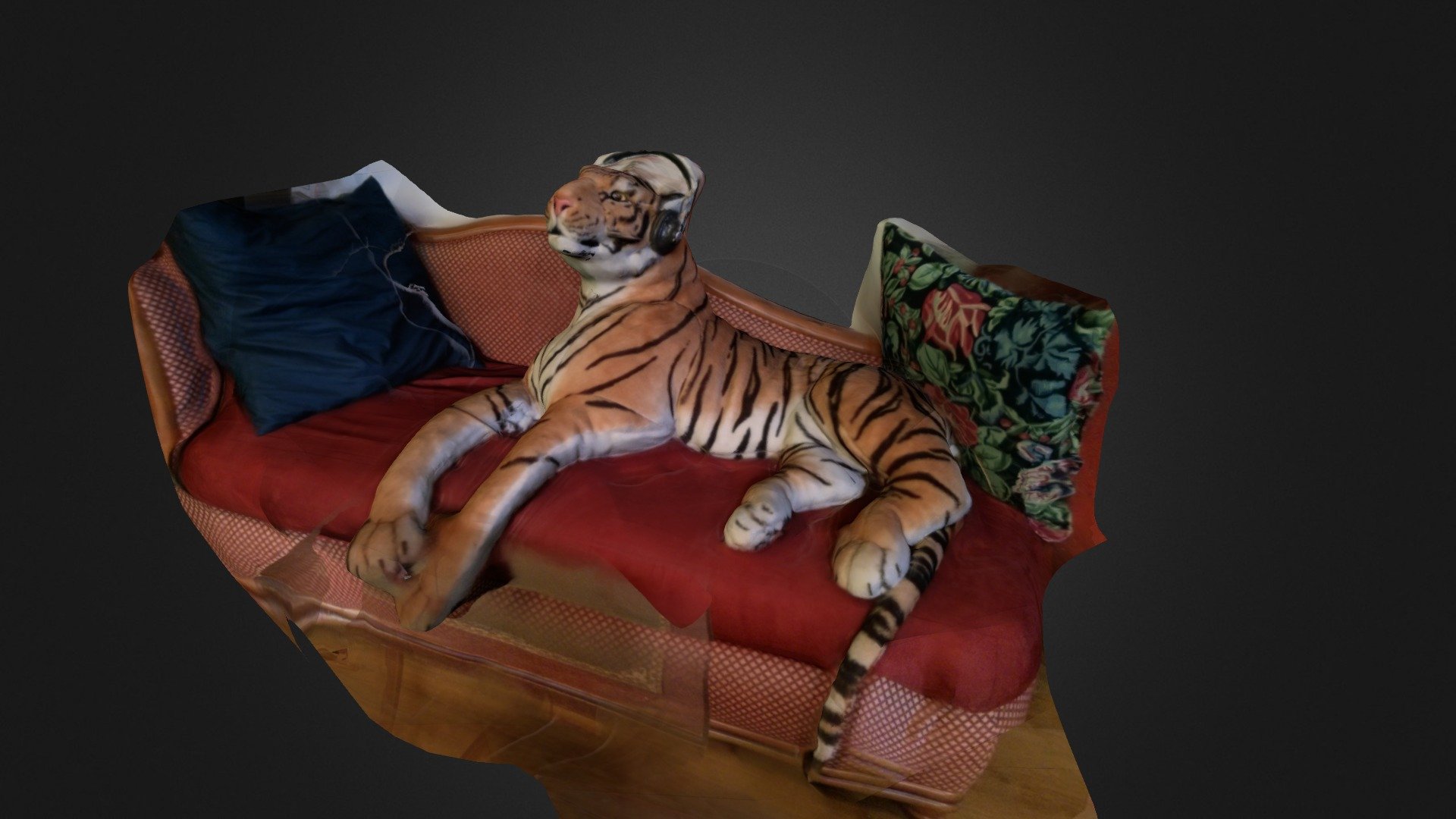 Tiger on the couch