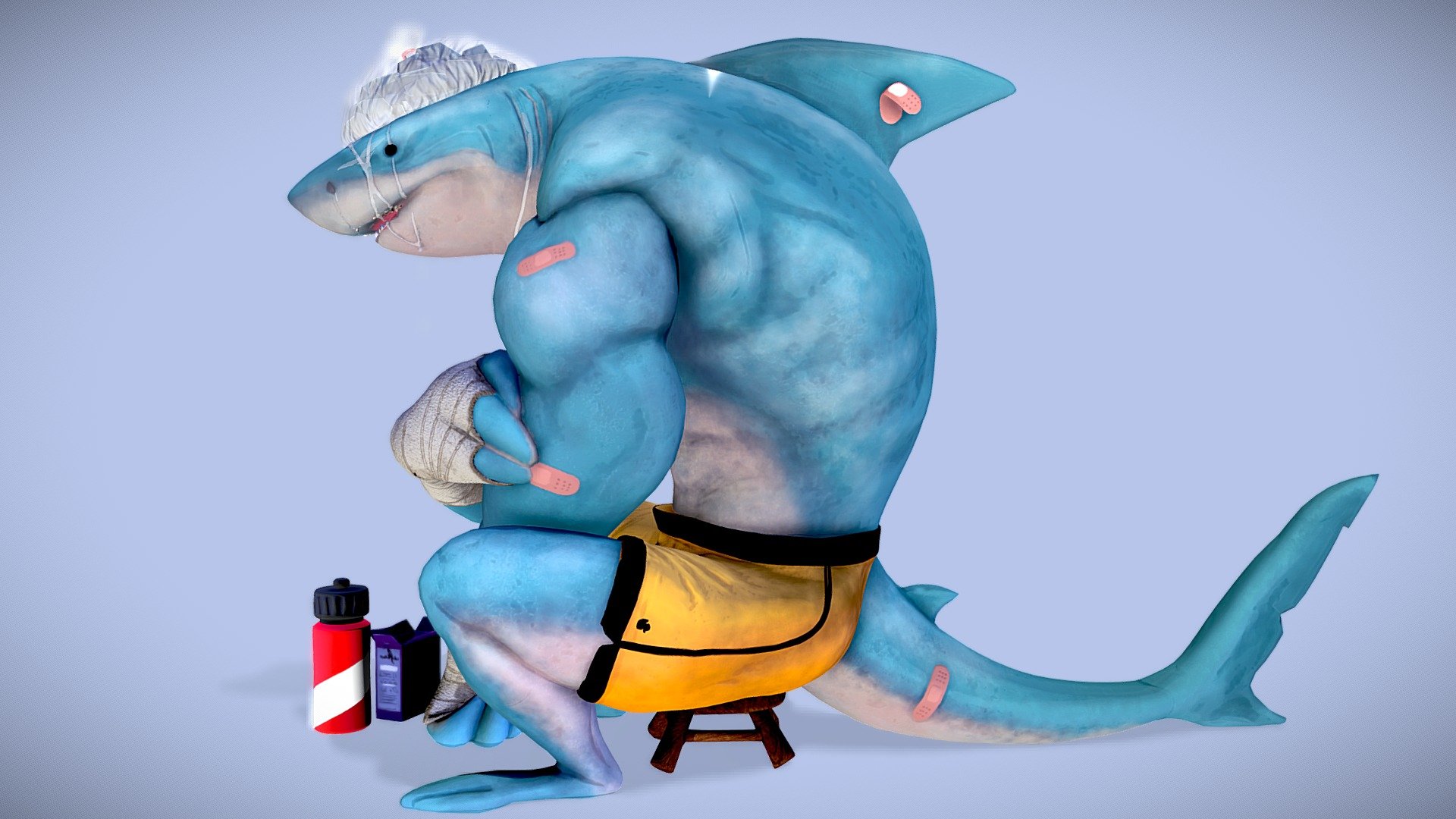 Tired Shark Guy