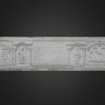 tombstone of b pelacani from parma italy 3d model