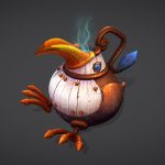 toucan teapot 3d model