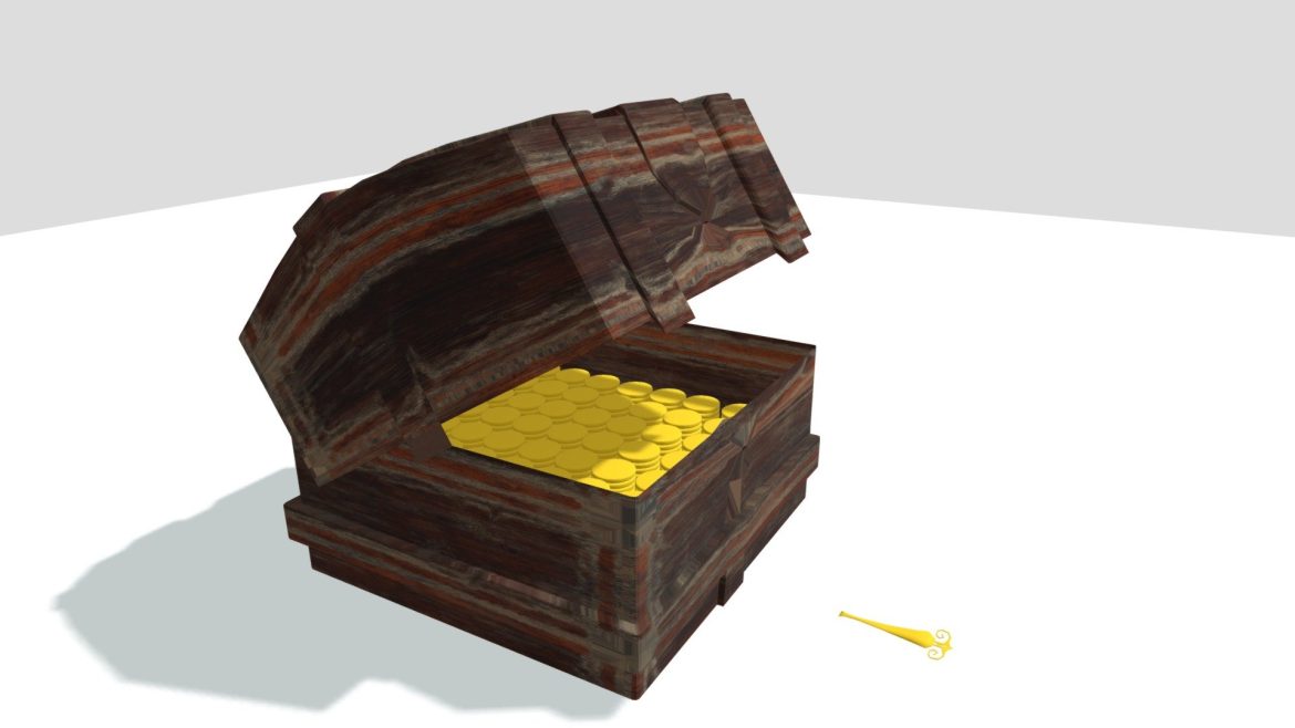treasure chest1 3d model