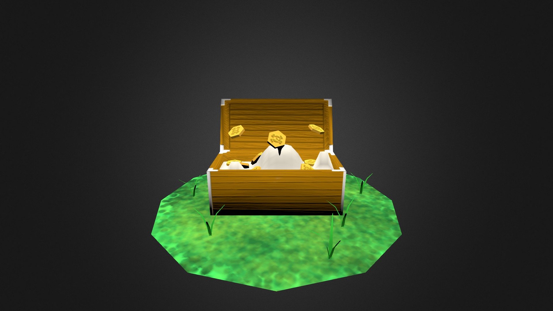 Treasure with ghost