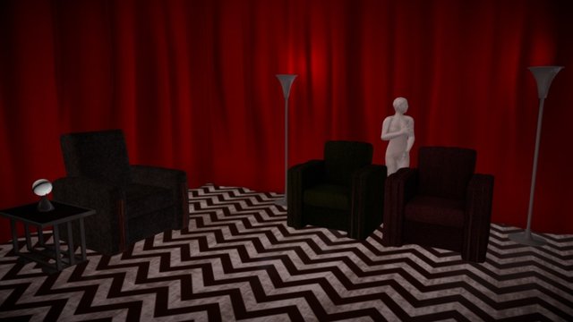 twin peaks fwwm black lodge vr 3d model