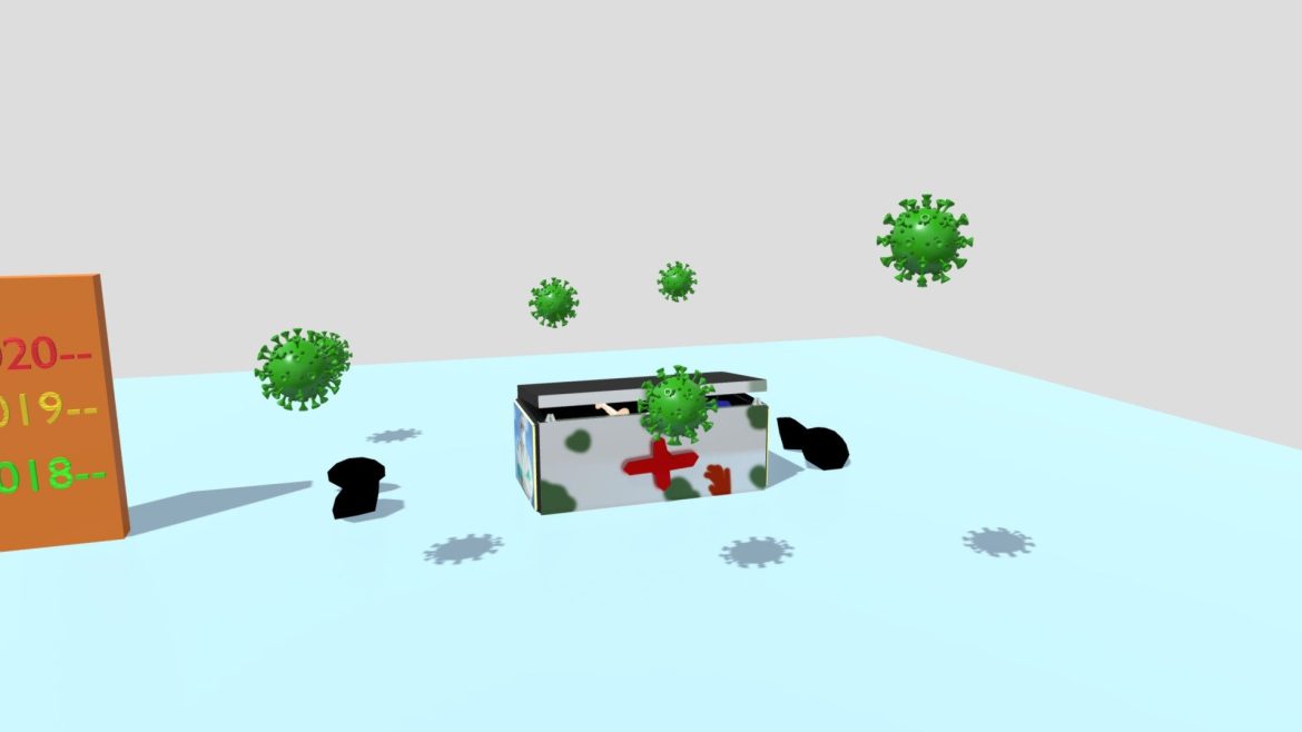 vaccine not less than a treasure 3d model