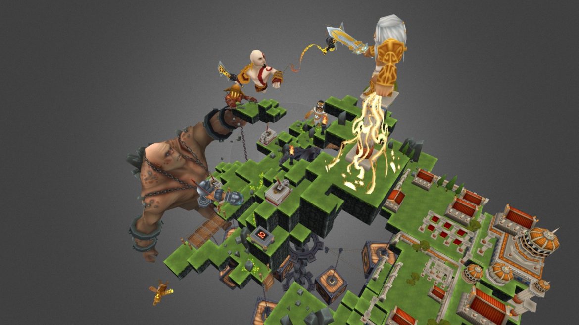 vg remix god of war iii tactics advance 3d model