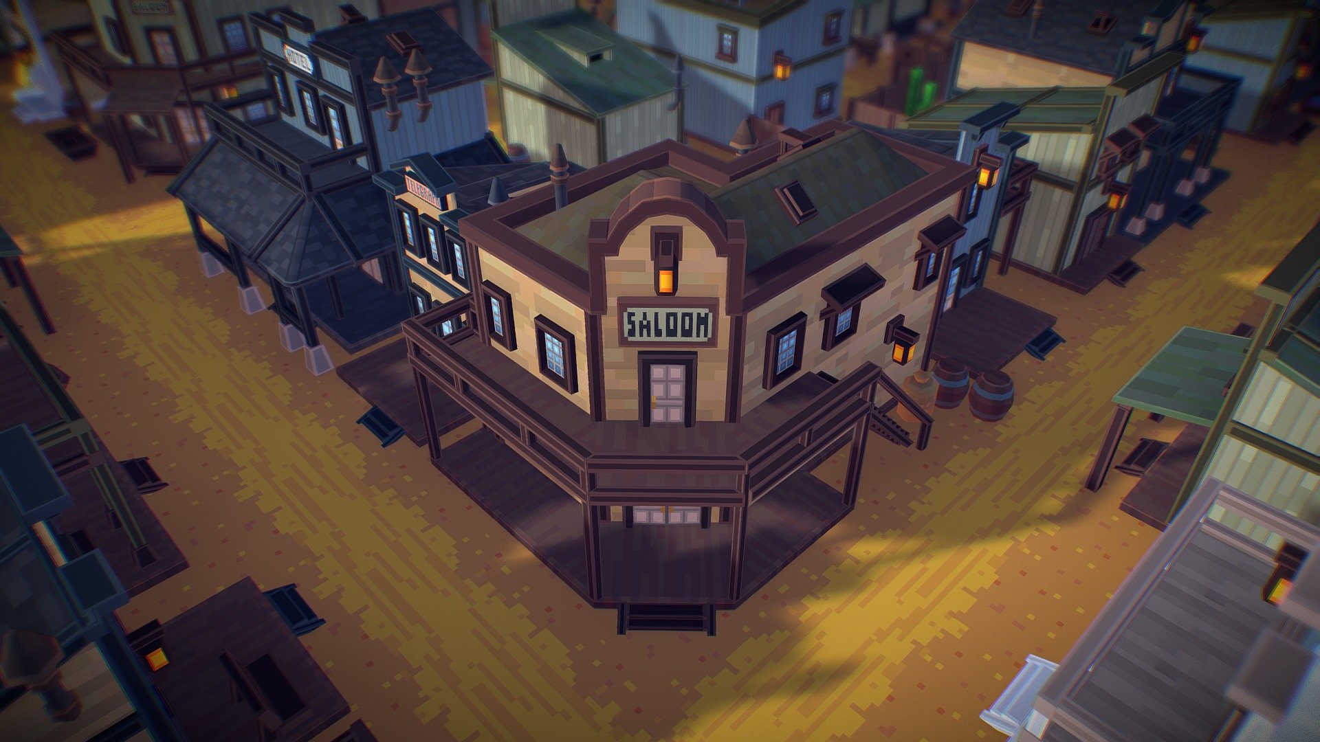 Western Pixel Town