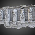 white island carved figures 1 7 3d model