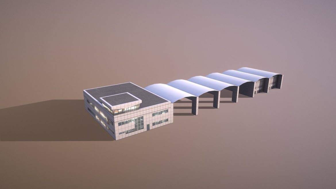 wmkk afr fire station kuala lumpur 3d model