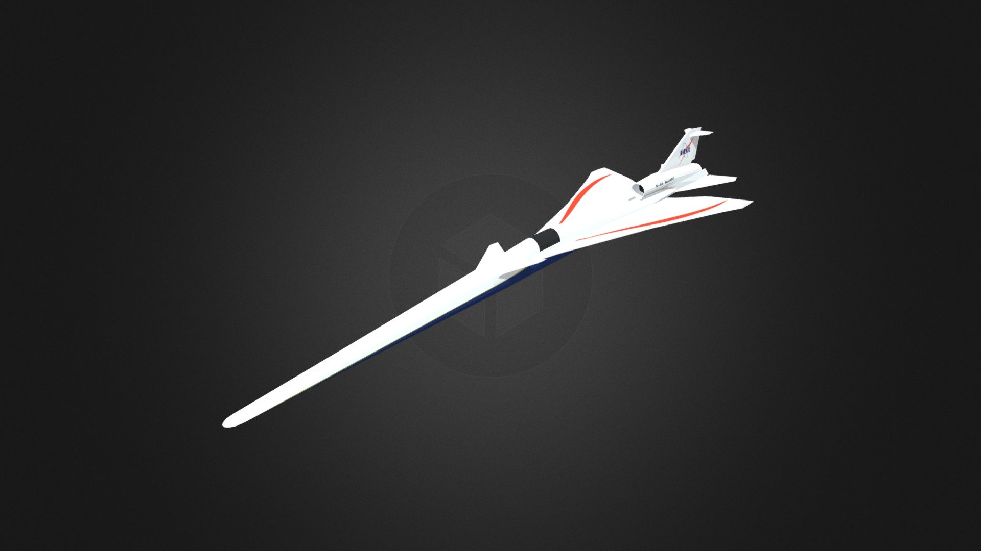 X-59 QueSST Supersonic jet