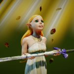 zelda and the fallen hero breath of the wild 3d model