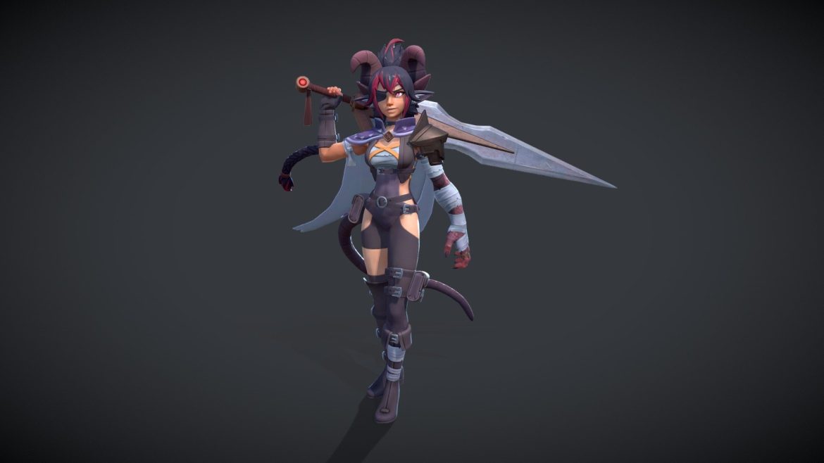 zoe 3d model