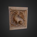 zoophorus by antelami tile 68 italy monster 3d model