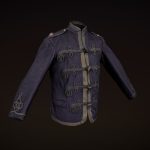 1880 pattern patrol jacket 3d model