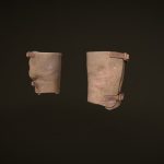 1949 pattern battle dress officers puttees 3d model