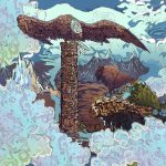 Animated Parallax Landscape USA Scene