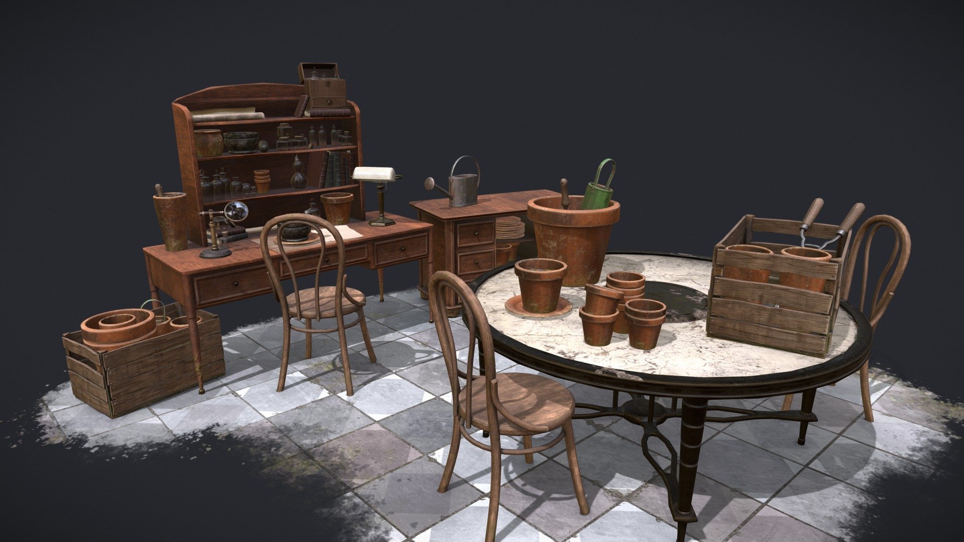 Apothecary Desk