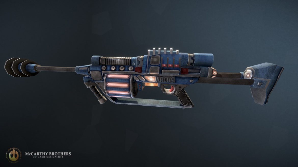 arcus rifle 3d model