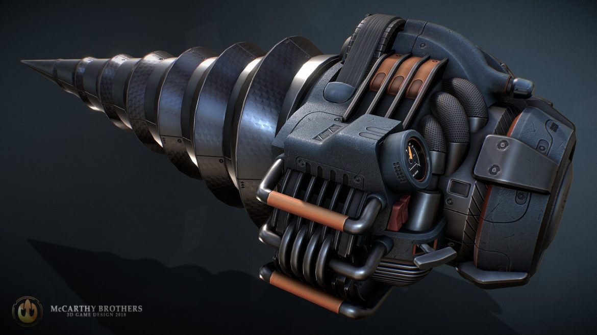bane drill 3d model