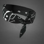 Black Paisley Bandana