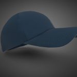 blue basketball hat 3d model