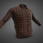 Brown Flannel Button Up Shirt