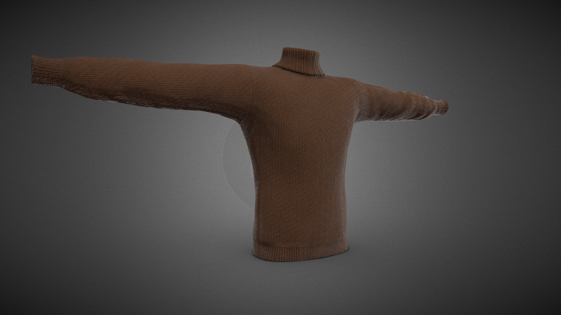 Brown Winter Turtleneck