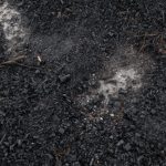 Burnt out fireplace