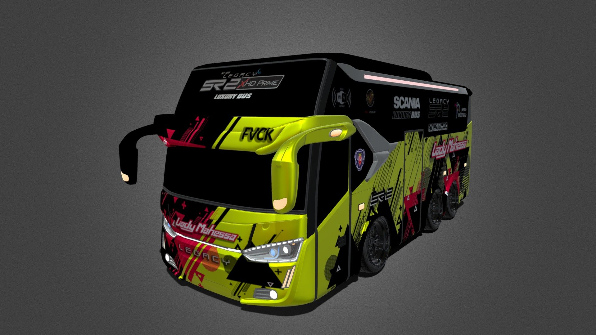 Chibi Indonesian Bus – Lady Mahessa