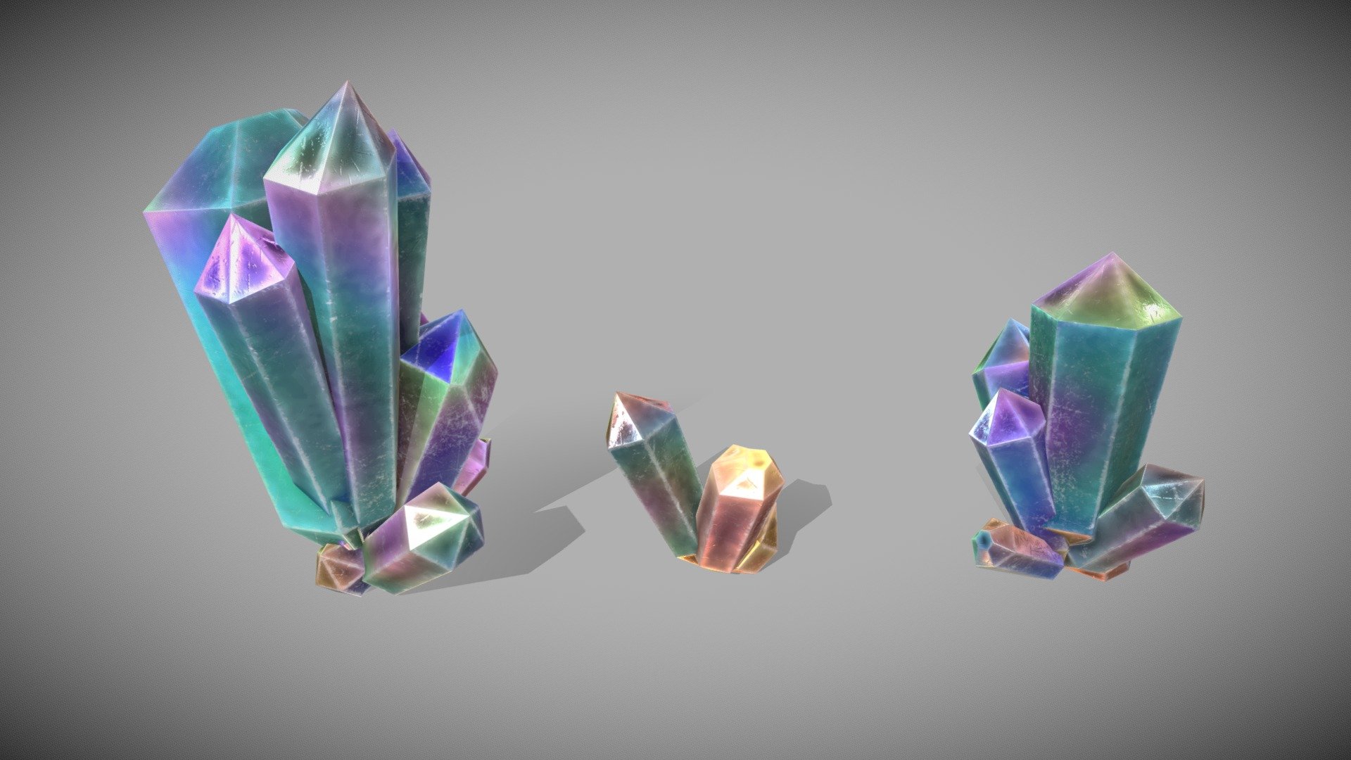 Crystal Cluster 3 Pack