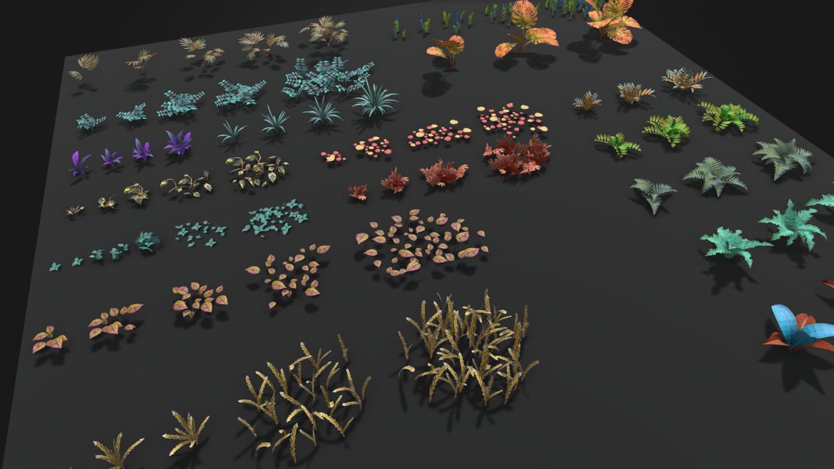 custom vegetation 3d model