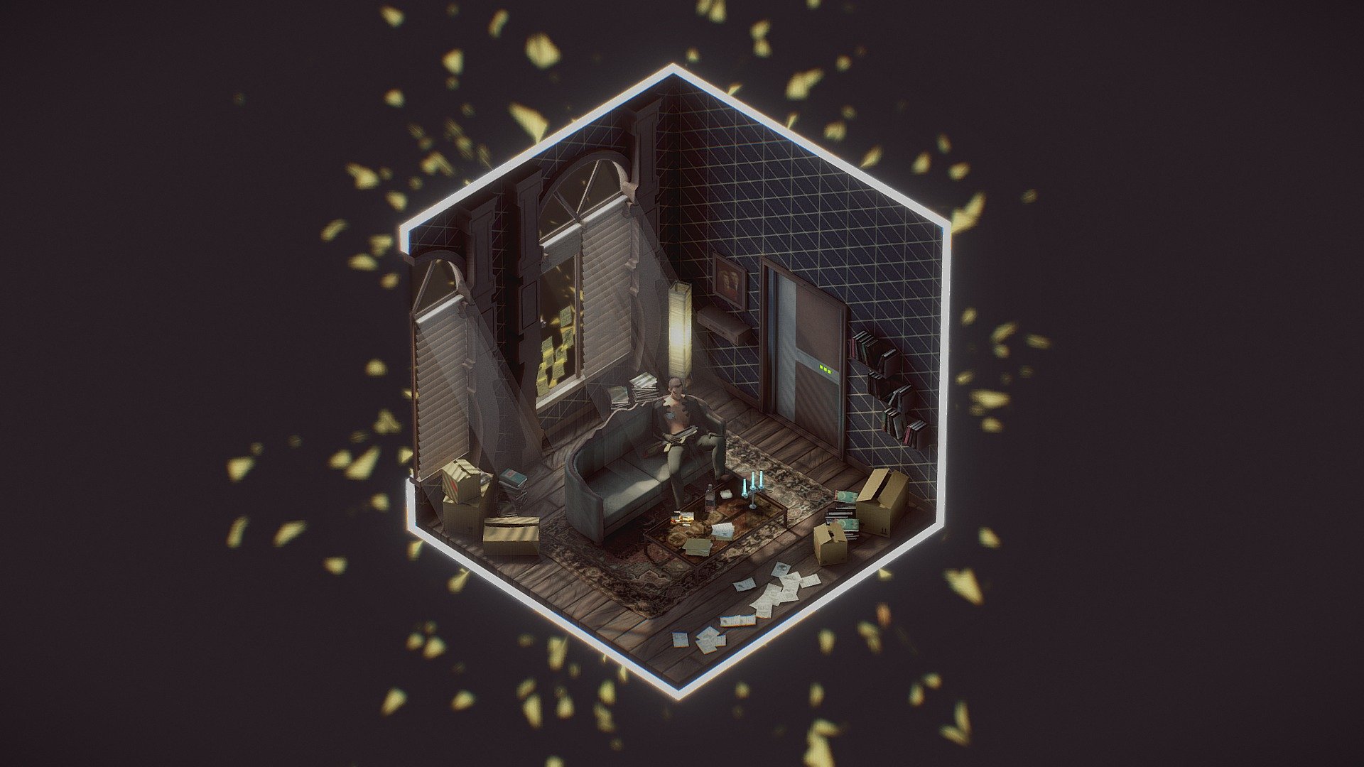 Deus Ex HR – Adam Jensen’s apartment