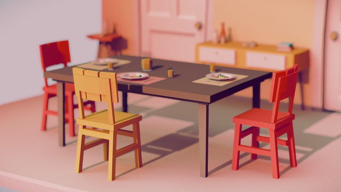 diorama baked 3d model