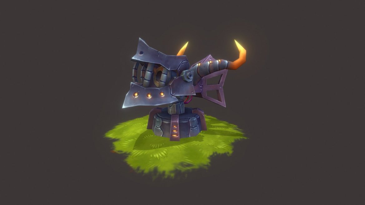 dragon cannon 3d model