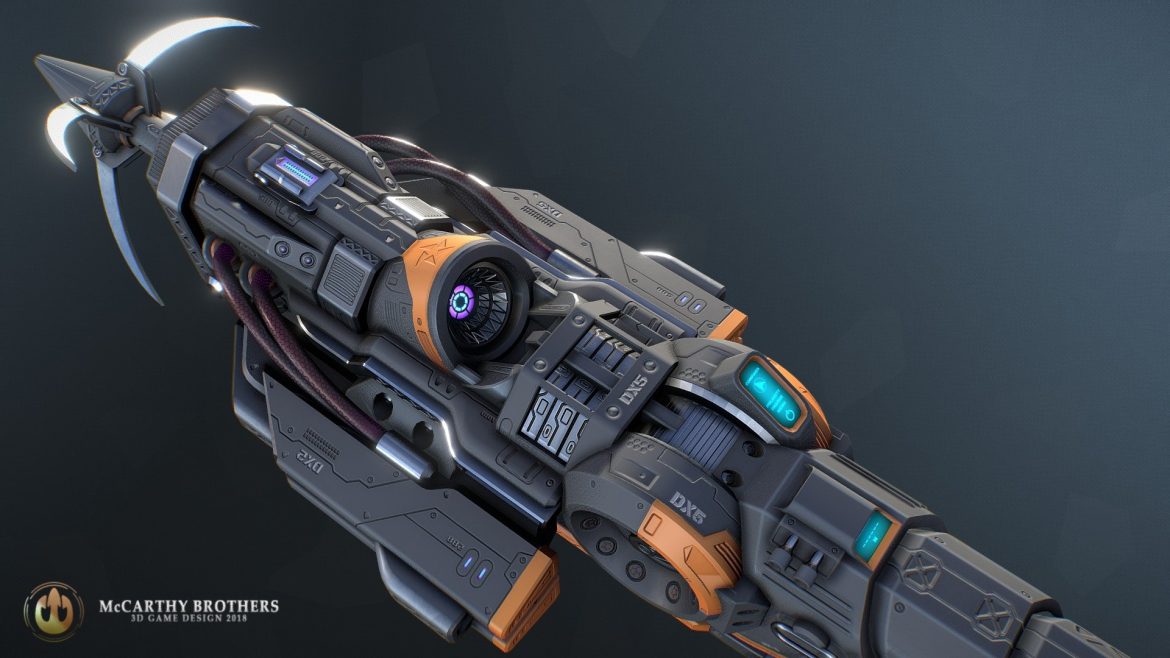 dx5 mobility rifle 3d model