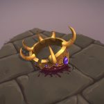 fallen kings crown 3d model