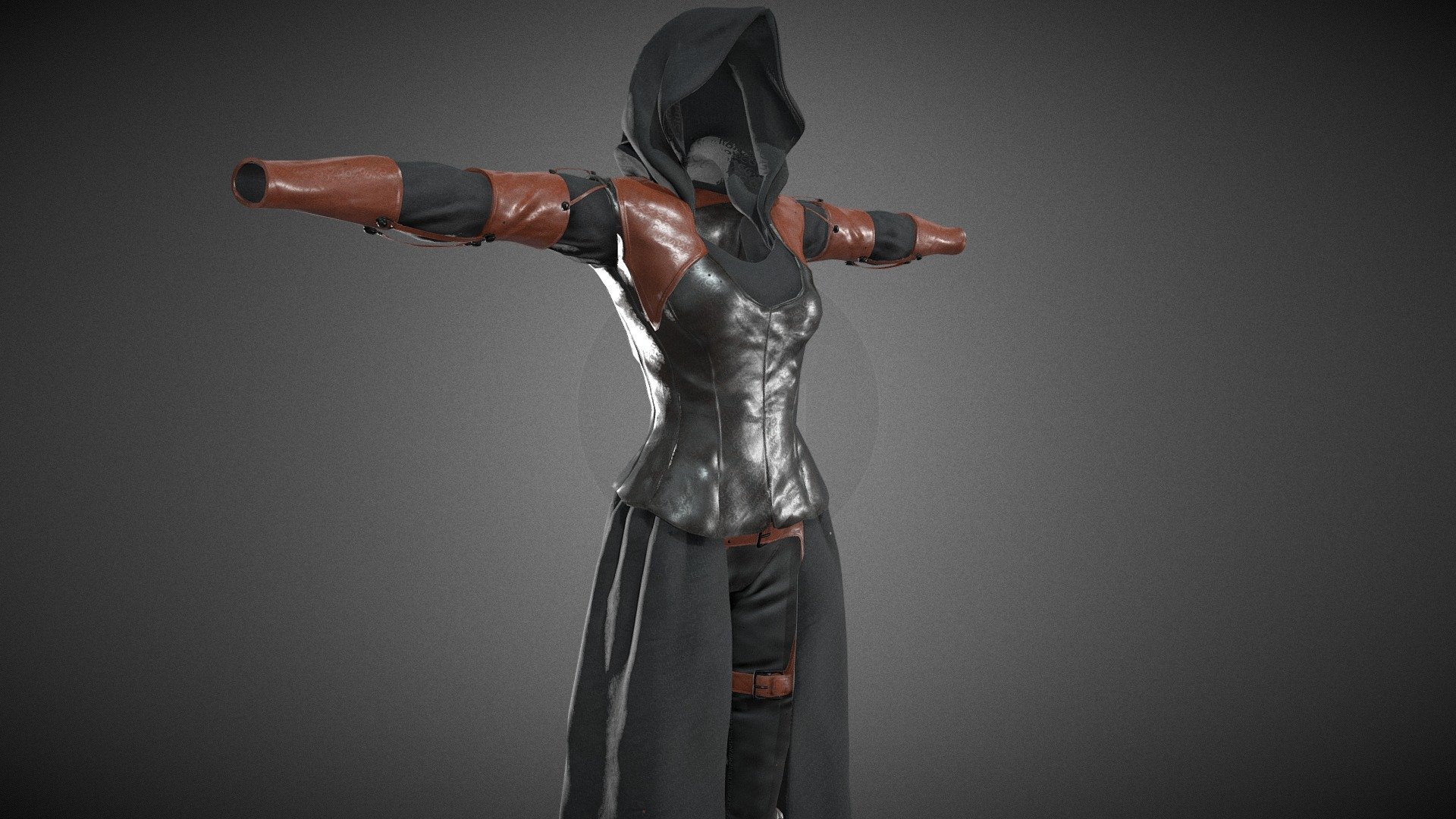 Female Assassin Outfit 1 Deep3dsea