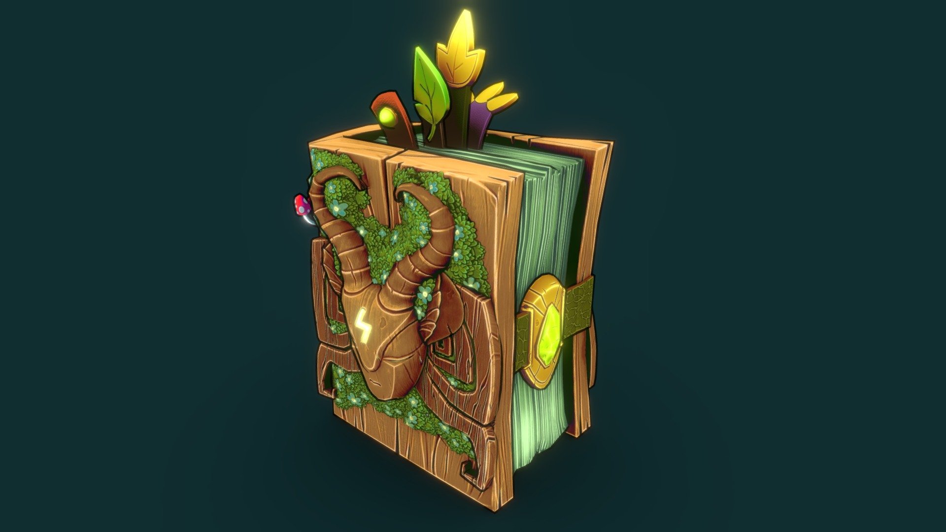 Forest Book – Polycount May/June Prop Challenge