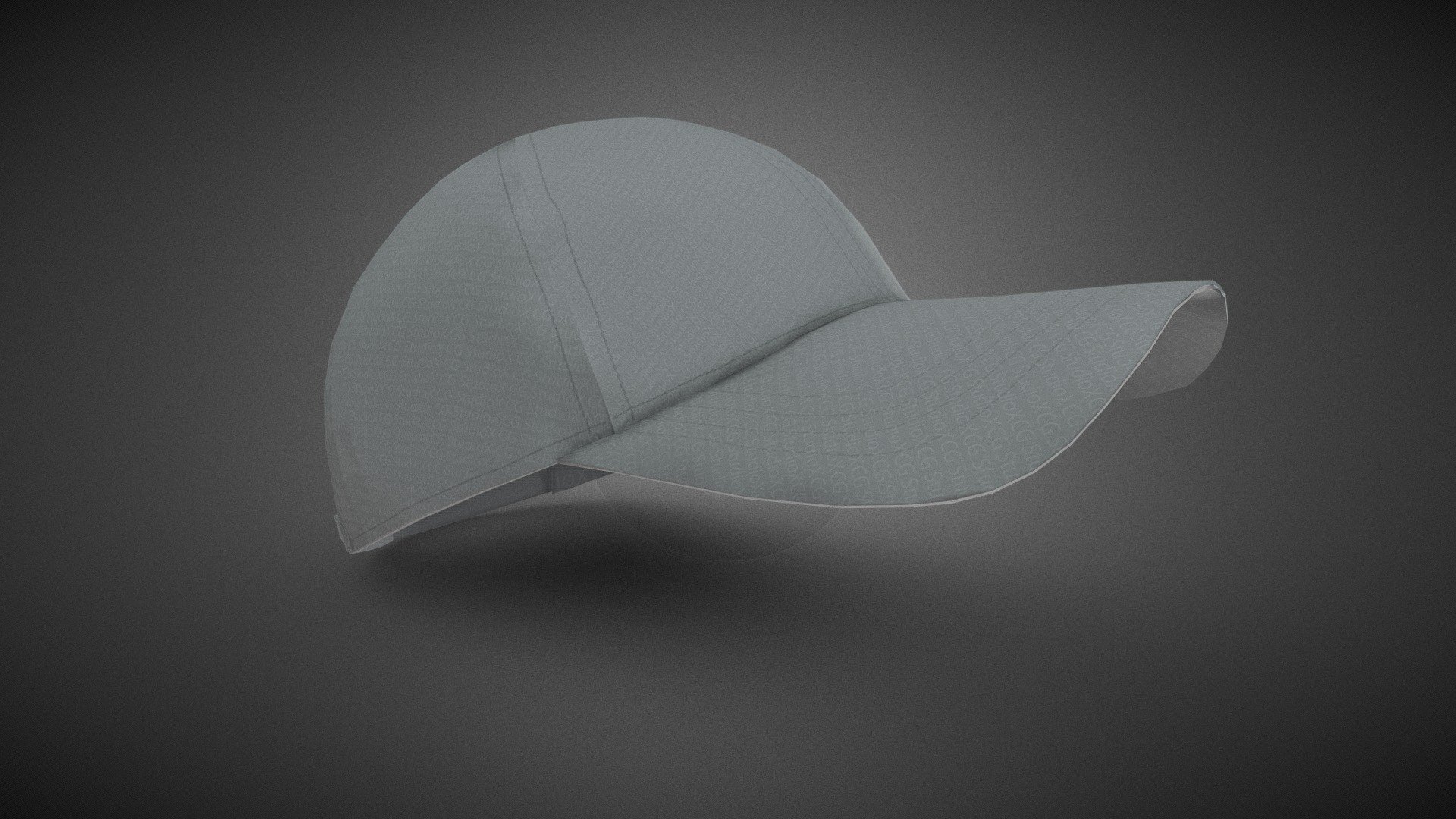 Gray Basketball Hat